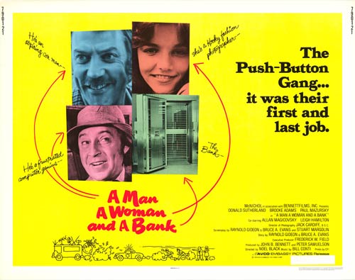 man a woman and a bank